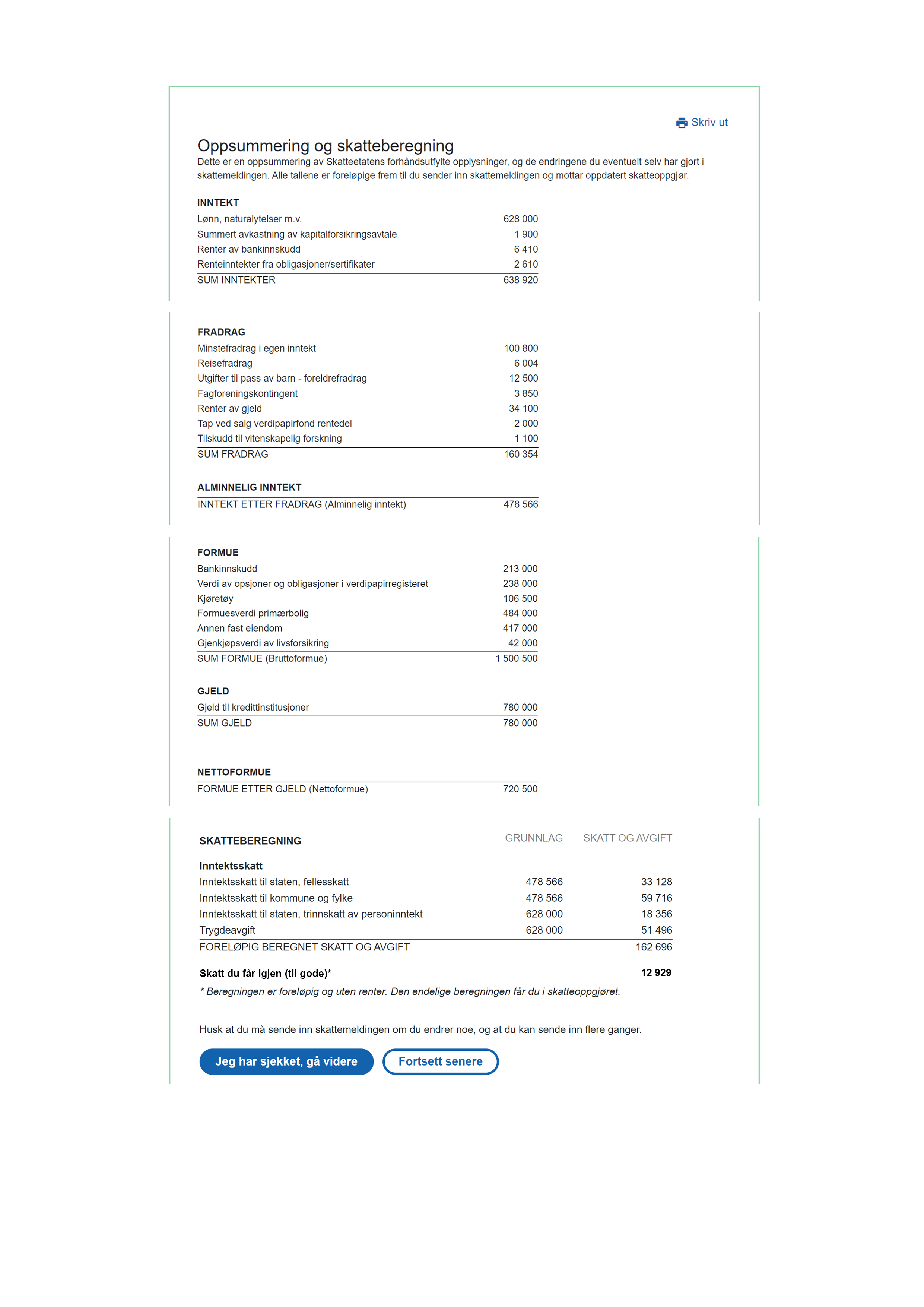 ny-skattemelding-oppsummering-og-skatteberegning